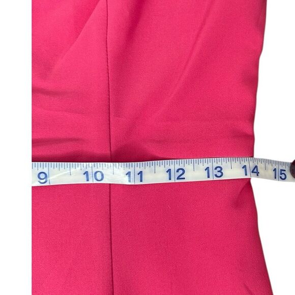 NWT Laundry by Shelli Segal HU05D09 - Ruffled Hem Long Fuschia Dress - Picture 11 of 15